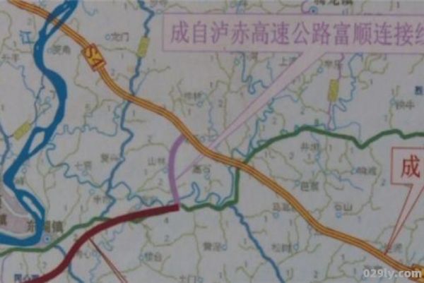 成自泸高速公路地图（成自泸高速实时路况）