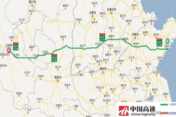 青兰高速公路地图（青兰高速公路地图全图）