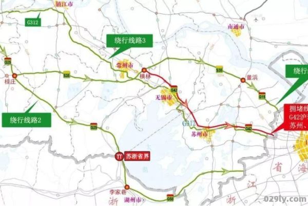 沪蓉高速公路地图（沪蓉高速公路地图高清版）