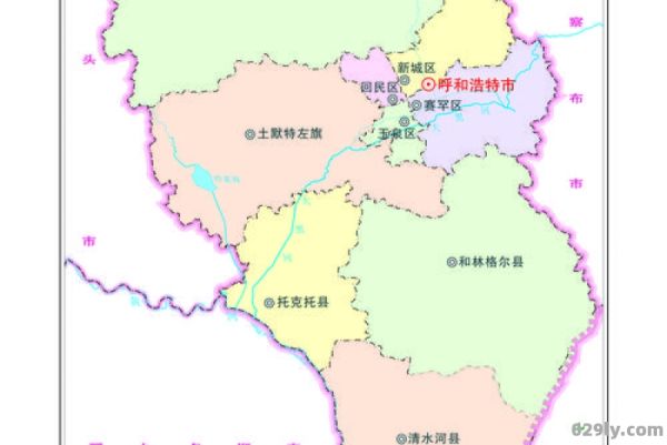 呼市地图（呼市地图全图高清版大图）