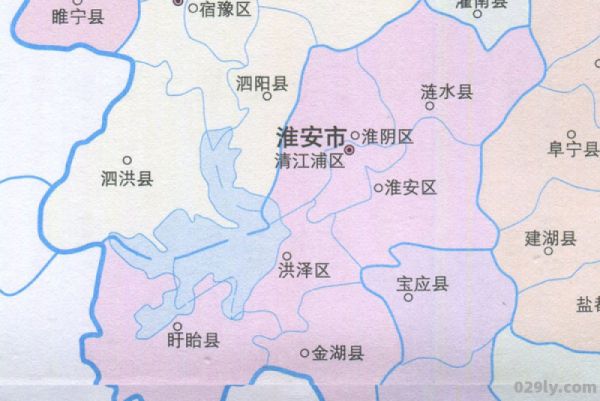 江苏淮安地图（江苏淮安地图位置）