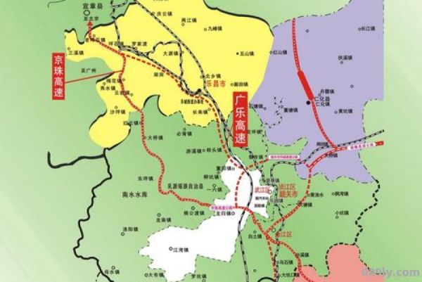 广乐高速公路走向图（广乐高速现在的路况?）