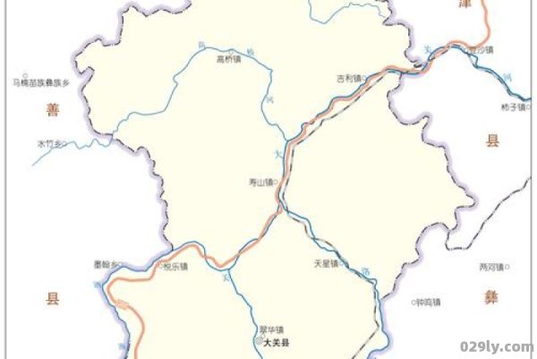 大关县地图（大关县位于哪里）