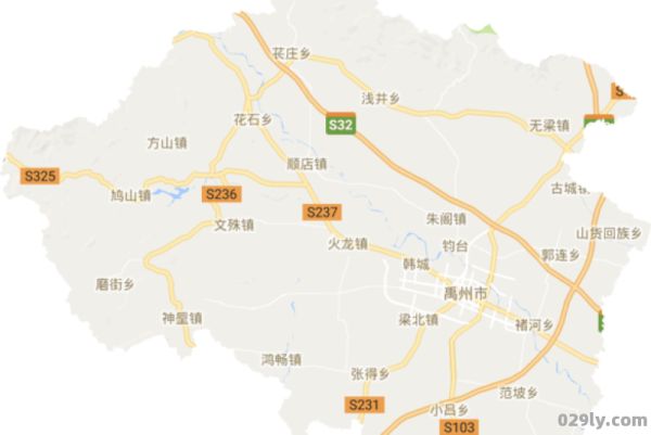 禹州地图（河南禹州地图）