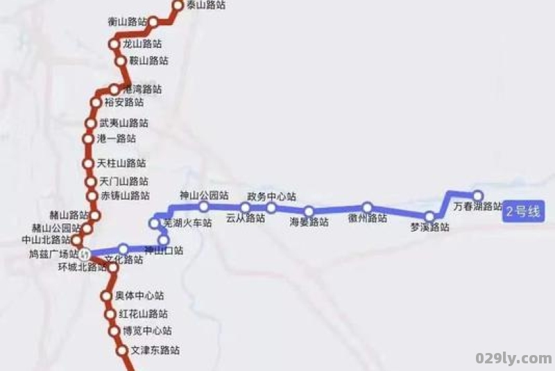 芜湖轻轨2号线路线图