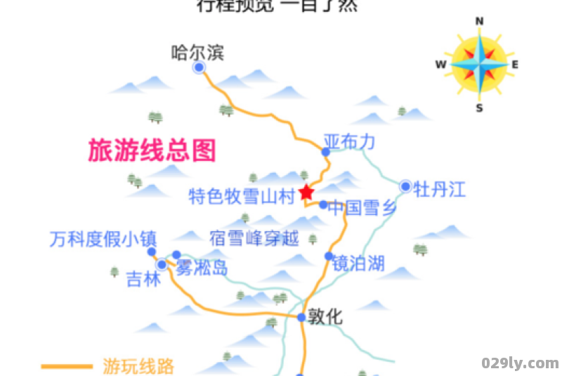 哈尔滨距离雪乡多远