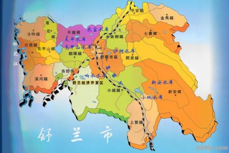 吉林省舒兰市都有什么乡镇名称