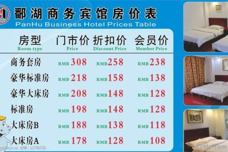 关于酒店**价格的信息