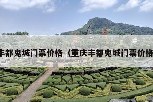 丰都鬼城门票价格（重庆丰都鬼城门票价格）