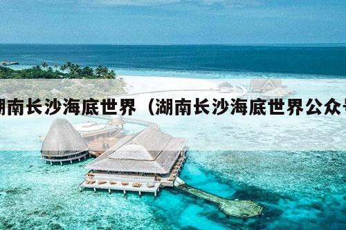 湖南长沙海底世界（湖南长沙海底世界公众号）