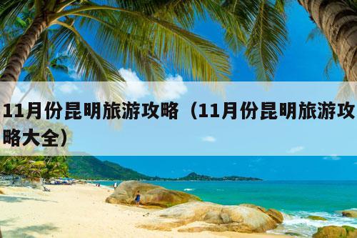 11月份昆明旅游攻略（11月份昆明旅游攻略大全）