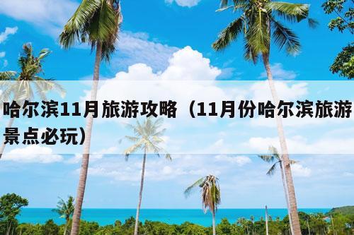 哈尔滨11月旅游攻略（11月份哈尔滨旅游景点必玩）