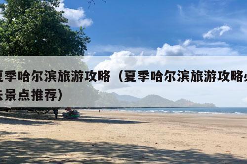 夏季哈尔滨旅游攻略（夏季哈尔滨旅游攻略必去景点推荐）