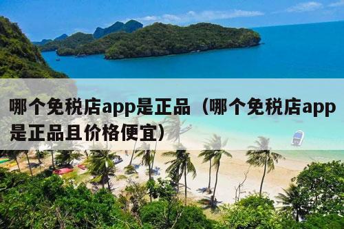 哪个免税店app是正品（哪个免税店app是正品且价格便宜）