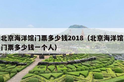 北京海洋馆门票多少钱2018（北京海洋馆门票多少钱一个人）