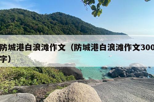 防城港白浪滩作文（防城港白浪滩作文300字）