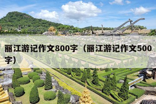 丽江游记作文800字（丽江游记作文500字）