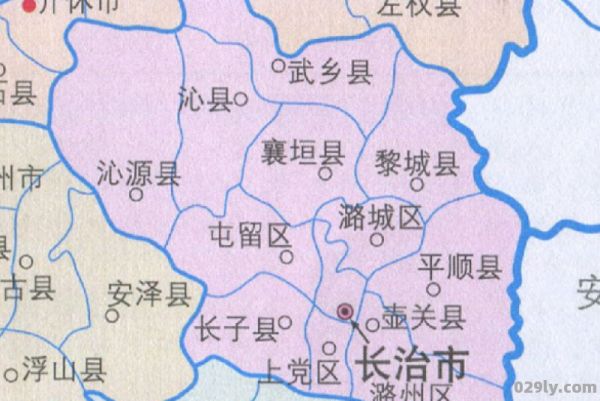 长治地图（长治地图全图）