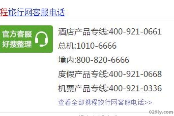 携程网客服电话（携程网客服电话人工服务咨询）