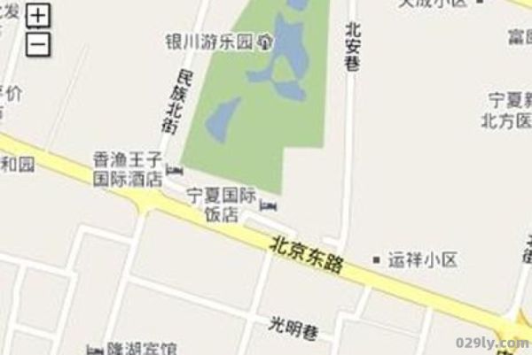 银川市的酒店（银川市酒店分布图）