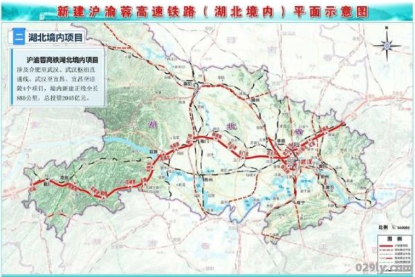 汉宜高铁线路图（汉宜高速路线图）