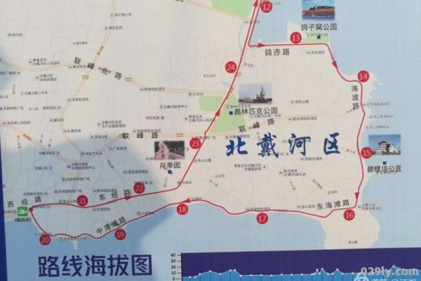 北戴河旅游路线（北戴河旅游路线攻略图）