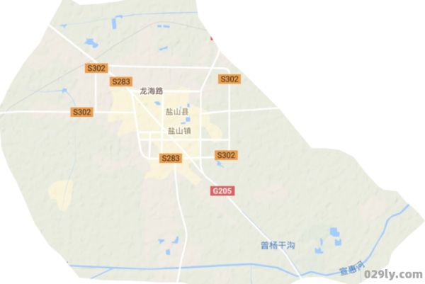 盐山地图（盐山地图 乡镇划分）