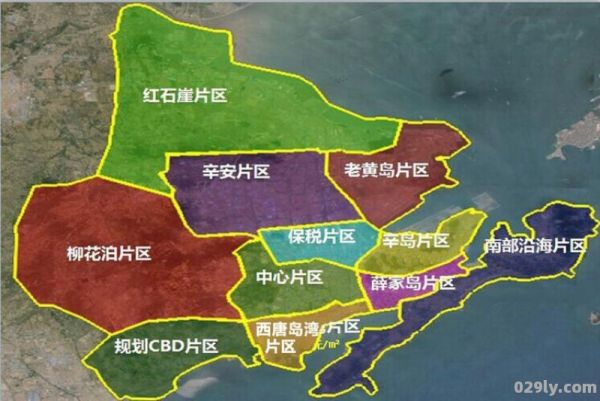 青岛黄岛开发区地图（青岛黄岛开发区位置图）