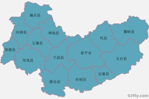 忻州地图（忻州地图各县地图）