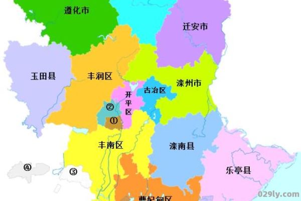 河北唐山地图全图（河北唐山地图 最新版）