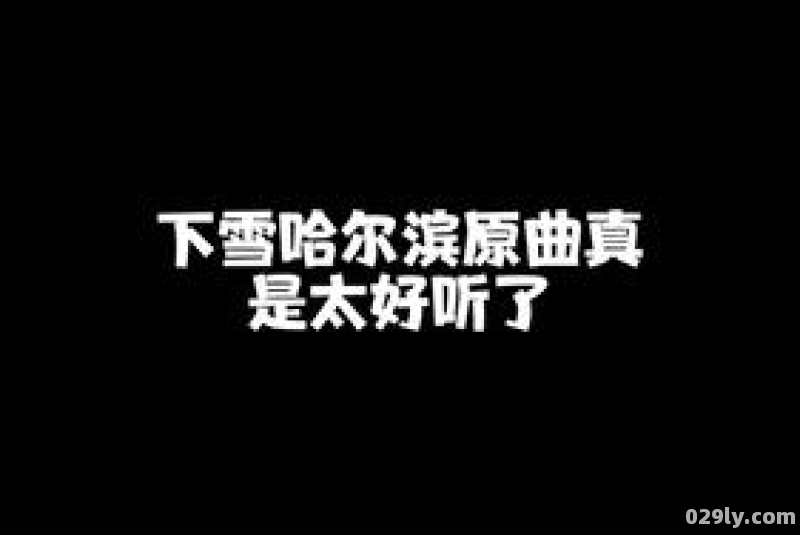 下雪的哈尔滨 歌曲