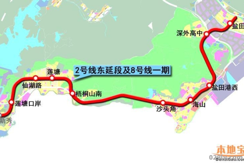 深圳地铁2号线8号线是同一条路线,为什么要用两个名称