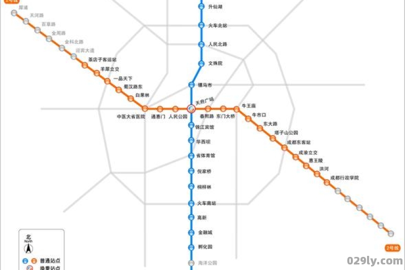 成都2号线地铁全程多久