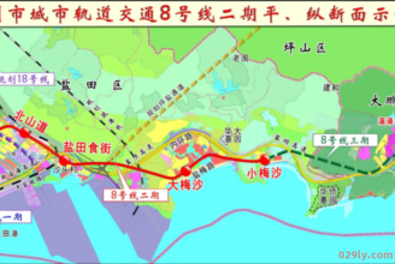 深圳地铁8号线站点一览表