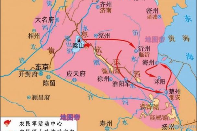 《水浒传》中的梁山具体位置是现今的哪里