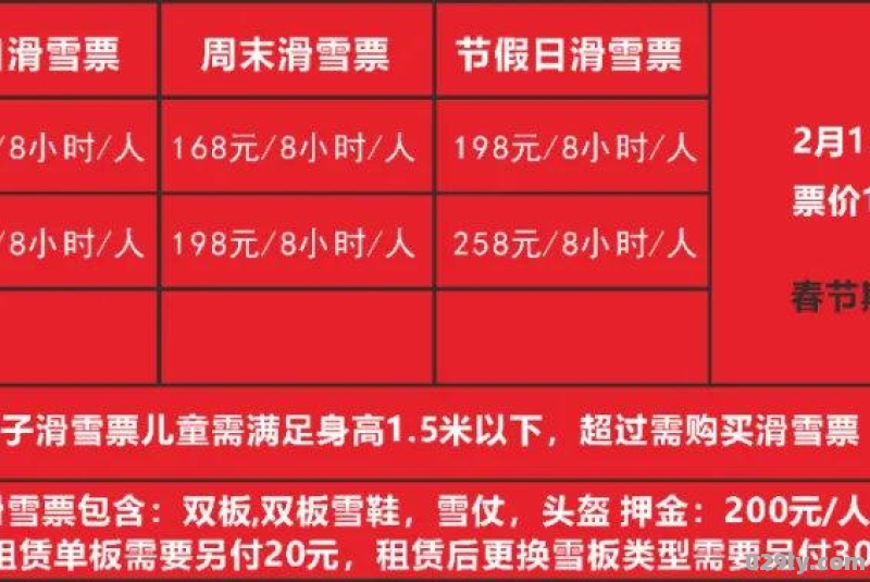 嵩顶滑雪场在哪里-门票多少钱2020开放时间