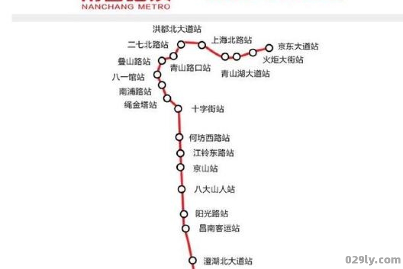 南昌地铁3号线线路图站点