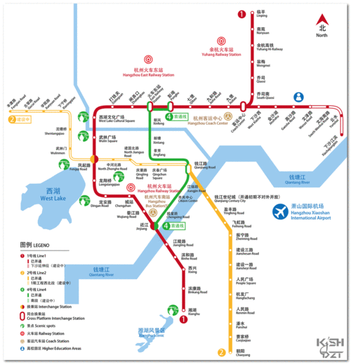 杭州有几条地铁线路