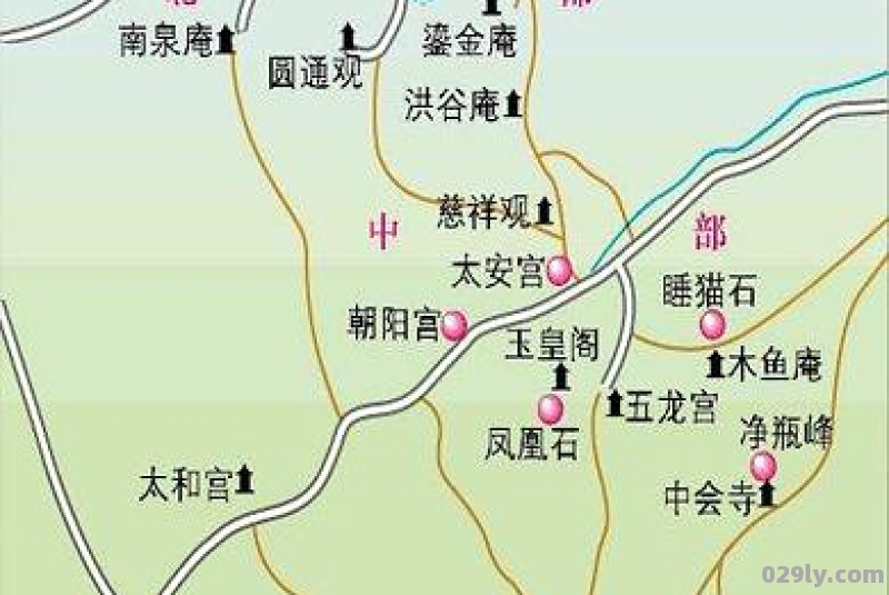 千山旅游线路示意图千山旅游线路手绘示意图