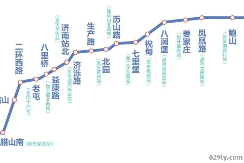 济南地铁2号线线路有哪些