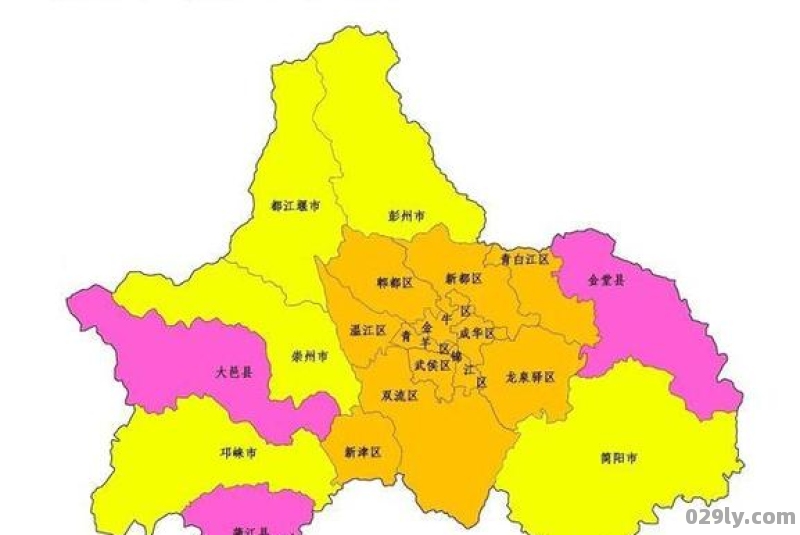 成都市区地图（成都地图成都市区地图）