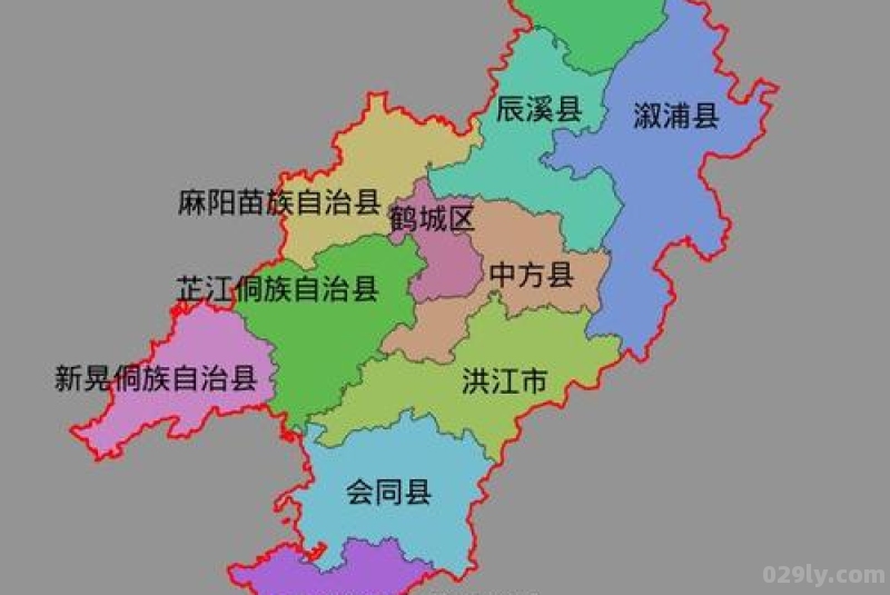 怀化市内地图（怀化市地图全图高清版）