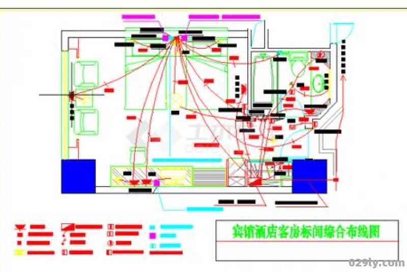 酒店电路（酒店电路安装走线图）
