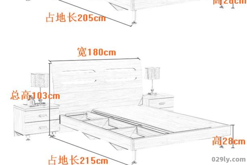 酒店双人床图片（酒店双人床尺寸是多少长宽）