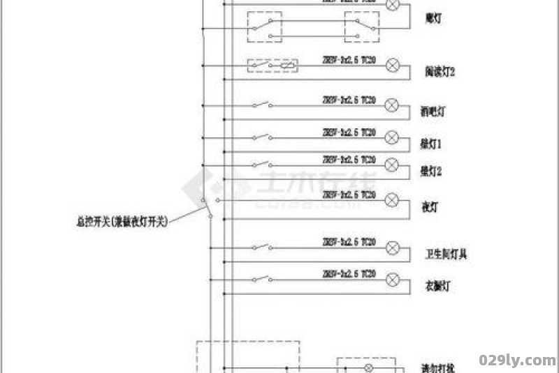 酒店电路图（酒店电路系统图）