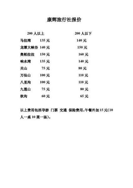 私人订制旅游团多少钱 私人订制旅游价格