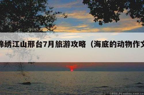 锦绣江山邢台7月旅游攻略（海底的动物作文）