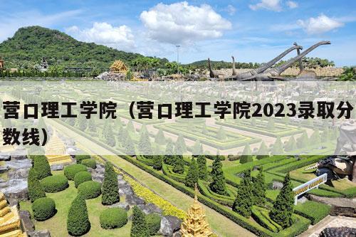 营口理工学院（营口理工学院2023录取分数线）