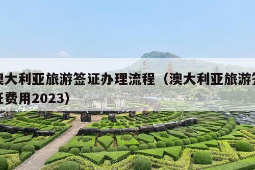 澳大利亚旅游签证办理流程（澳大利亚旅游签证费用2023）