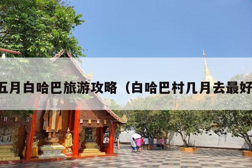 五月白哈巴旅游攻略（白哈巴村几月去最好）